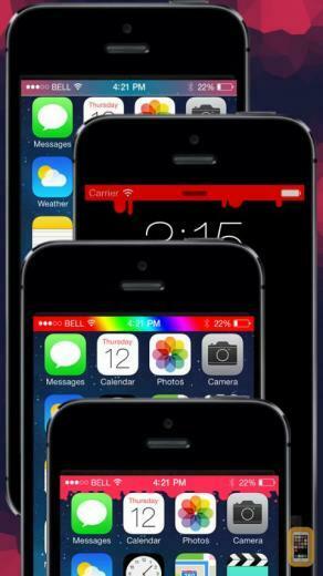 Status Art Cool Bar Effects By Customizing Your Wallpaper For