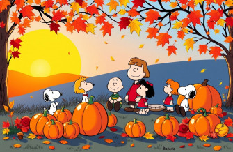 Peanuts Autumn Wallpaper