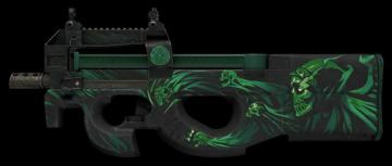P90 Grim Large Rendering Guns Design Apocalypse Character