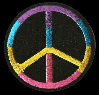 Related Pictures Blue Peace Signs Formspring Background