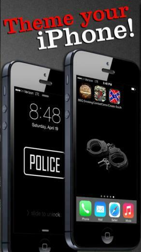 Police Themes Background Wallpaper Lock Screens Ios Store