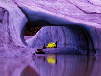 Mountaineers Camping On Nazina Glacier Mc Carthy Alaska In Full