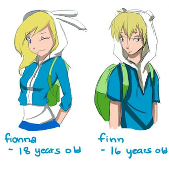 Finn And Fionna Fiolee Marshal Lee Fan Art