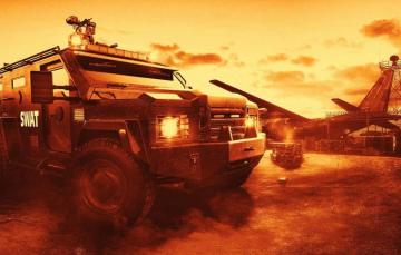 Wallpaper The Plane Swat Machine Gun Armored Car Battlefield