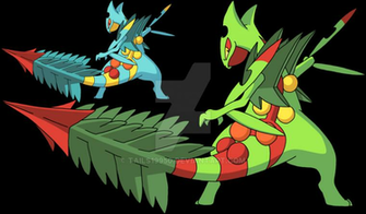 Mega Sceptile Art V By Tails19950