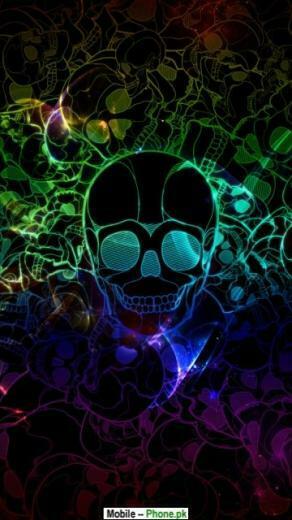 Colored Skull Wallpaper For Mobile