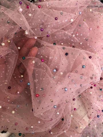 Sparkle And Glitter Dress Wedding Prom Pink
