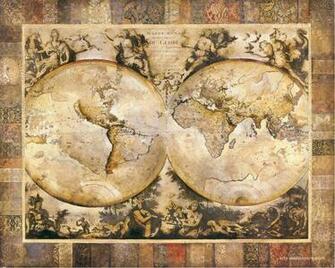 Fotos Antique Map Wallpaper