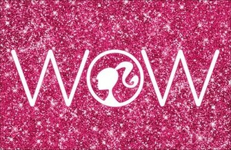 Pink Glitter Barbie Wallpaper