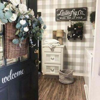 Wallpops Farmhouse Gray Plaid Peel And Stick Wallpaper D Marie