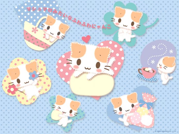 Marshmallow Wallpaper Kawaii Cookies