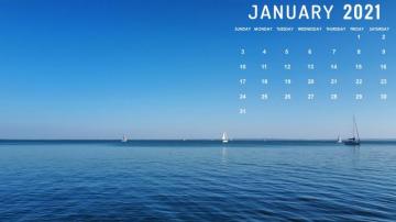 January Calendar Desktop Wallpaper HD Computer Background Image