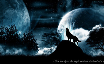 Fire Wolf Wallpaper