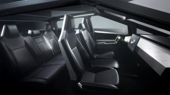 Tesla Cybertruck Prototype Interior Wallpaper HD Car