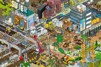 Constructing Pixels Wallpaper HD