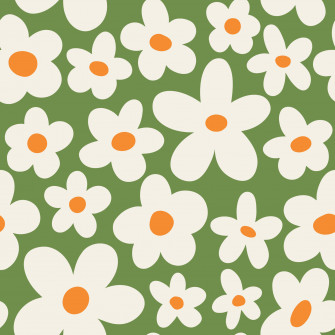 Bringing The 70s Back With Fun Floral Patterns Wallpaper