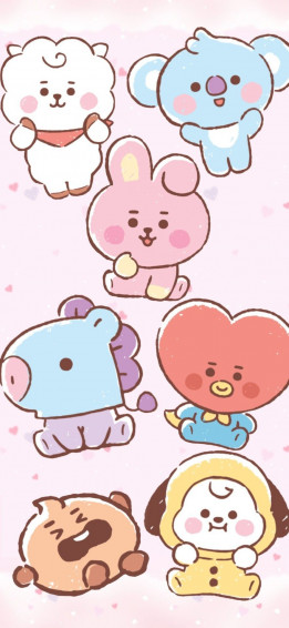 Bt21 Wallpaper Bts iPhone Kawaii Cute