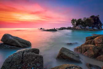 Beautiful Sea Coast Wallpaper HD Nature 4k Image