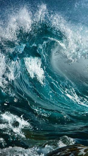 Wave iPhone 5s Wallpaper iPad