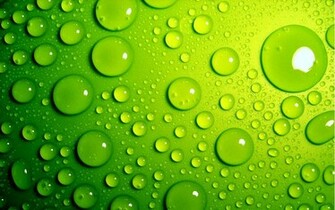 Green Bubbles Wallpaper HD