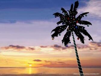 Beach Christmas Tree Wallpaper HD I Image