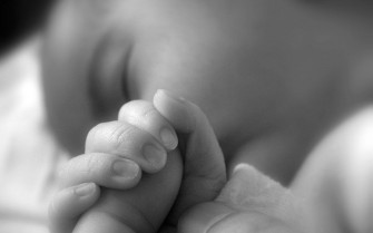 Baby In Black And White RHDmi45932paul7i Wallpaper