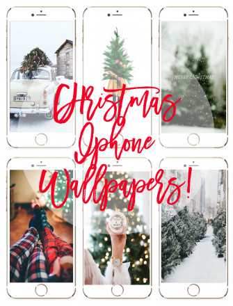 Christmas iPhone Wallpaper Milk Bubble Tea
