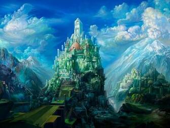3d Landscape Fantasy Art Scenery Desktop Wallpaper Nr