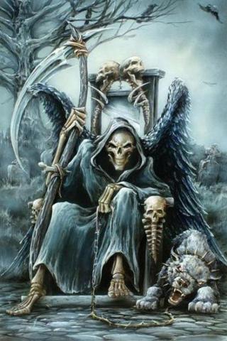 Mobile Phone Wallpaper Grim Reaper