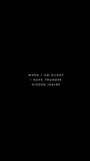 Hidden Thunder Dark Grunge Aesthetic Wallpaper