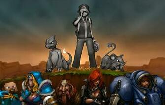 Wallpaper Jim Raynor Pokemon Charmeleon Rattata