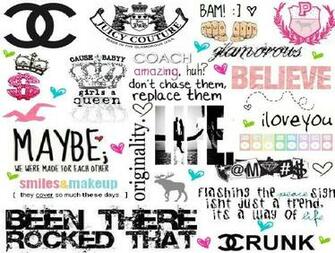 Girly Quotes And Sayings Wallpaper