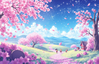 Pink Anime Wallpaper