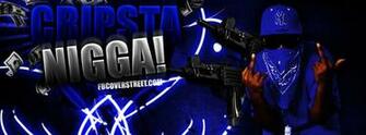 Gangster Disciple Black Bandana Cripsta Nigga