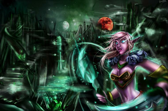 Wallpaper Night Elf Warrior