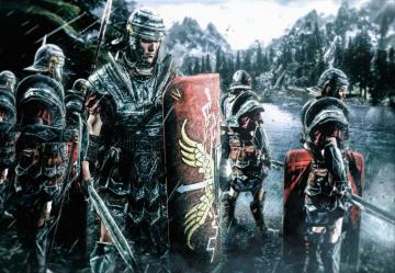 Roman Legionary Wallpaper Top Background