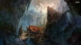 Ancient Chinese Temple HD Wallpaper 279kb