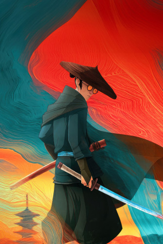 Netflix Blue Eye Samurai iPhone 4s HD 4k