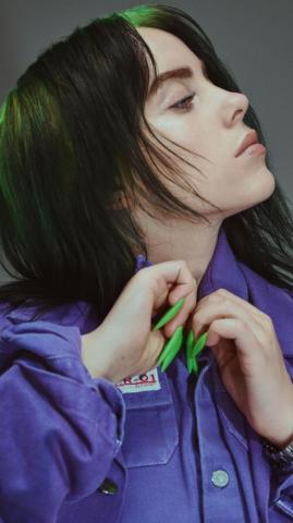 Billie Eilish Photo Shoot Pic For Elle Mobile Wallpaper