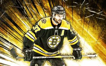 Wallpaper 4k Patrice Bergeron Grunge Art Nhl Boston