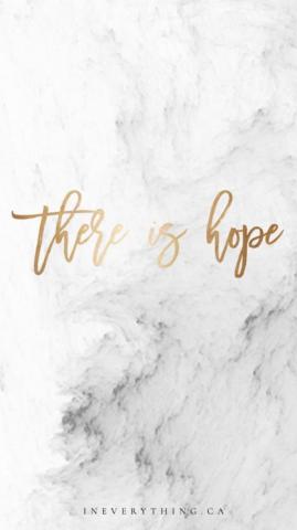 Hope iPhone Wallpaper Top Background