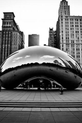 Wallpaper Chicago Millennium Park Usa