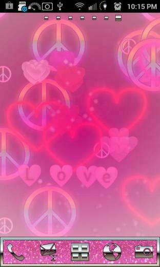 Wallpaper Love Pink Live