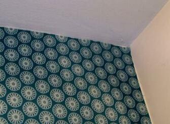 And Here S The Finished Wall Uneven Color Is Because It Still
