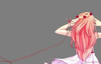 Wallpaper Girl Flowers Back Roses Art Vocaloid Wreath