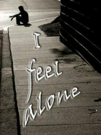 Sad Alone Quotes With Wallpaper And Image HD Feeling