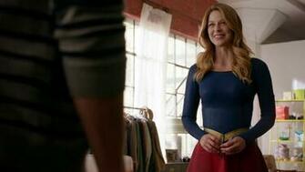 Melissa Benoist Supergirl Costume Image