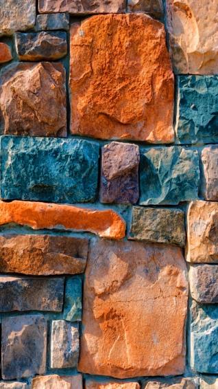 Abstract Stone Wall iPhone Wallpaper