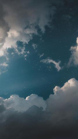 Cloudy Sky Wallpaper iPhone Android Background
