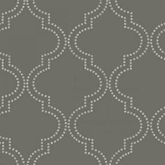 Charcoal Quatrefoil Tetra Symetrie Wallpaper By A